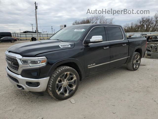 2019 Ram 1500 Limited Black vin: 1C6SRFHT9KN522199