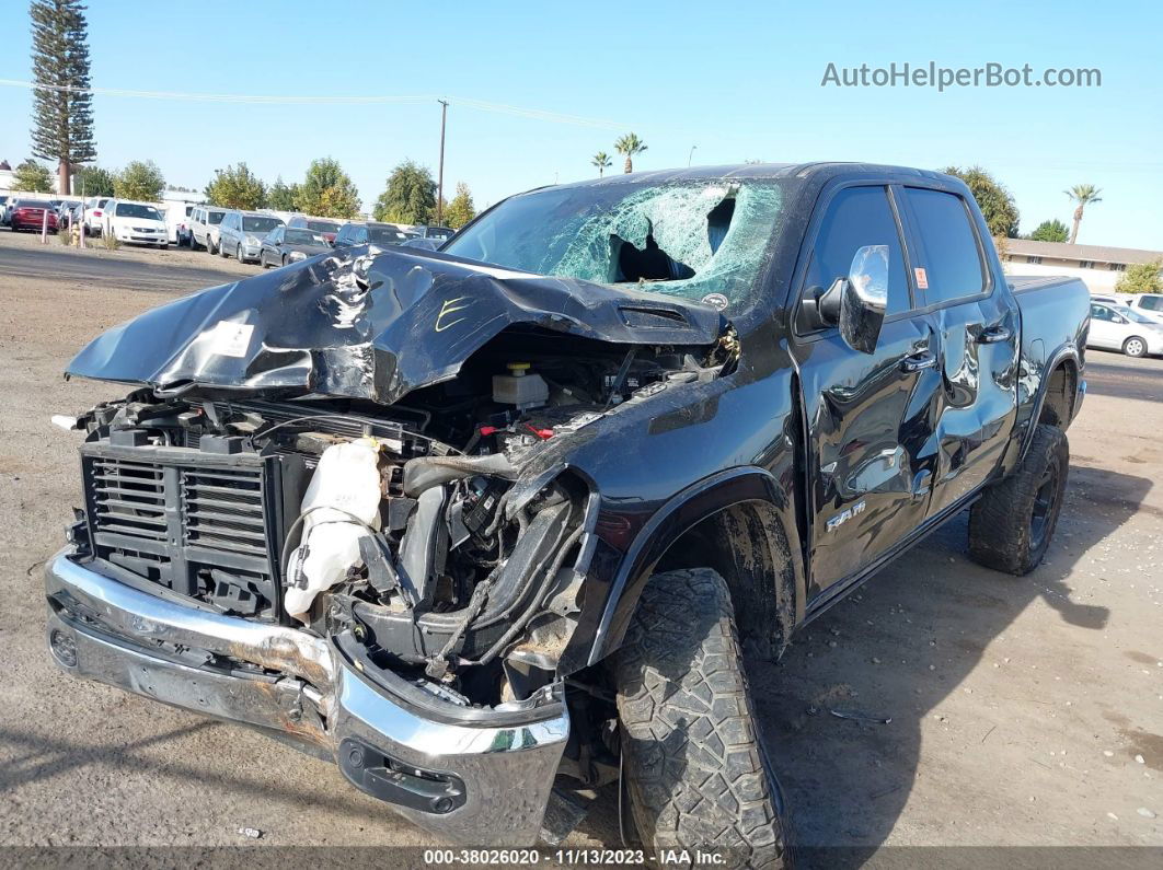 2022 Ram 1500 Laramie  4x4 5'7" Box Black vin: 1C6SRFJM0NN284475