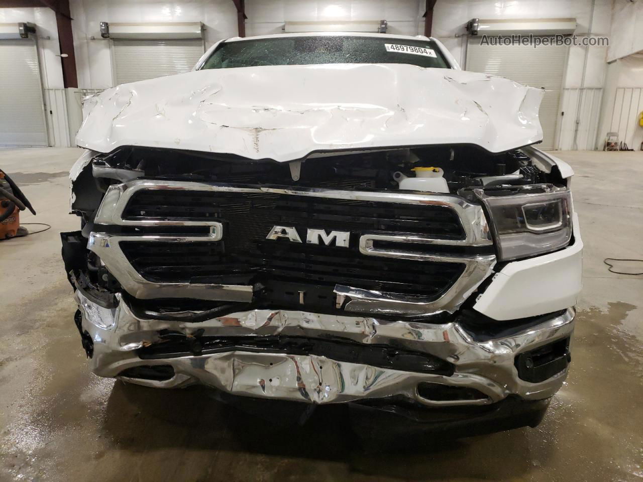 2022 Ram 1500 Laramie White vin: 1C6SRFJM7NN286756