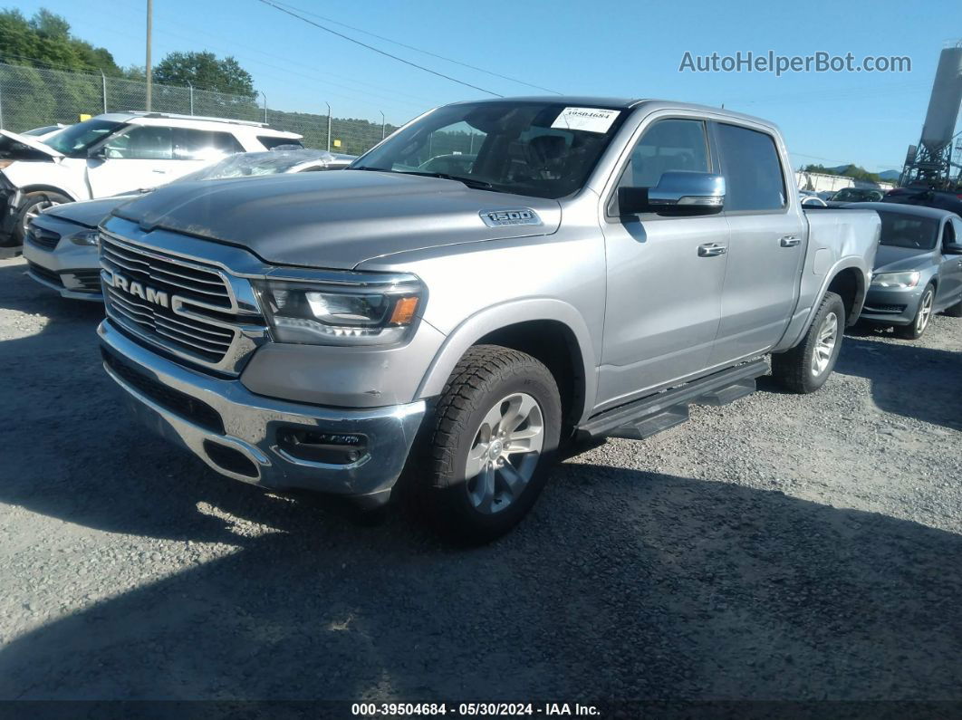 2022 Ram 1500 Laramie  4x4 5'7 Box Silver vin: 1C6SRFJT0NN300293