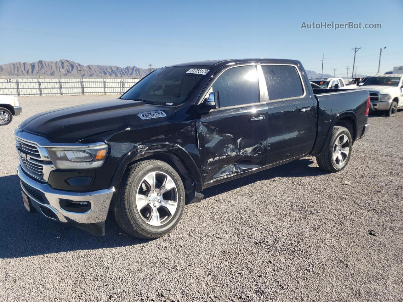 2022 Ram 1500 Laramie Black vin: 1C6SRFJT0NN330359