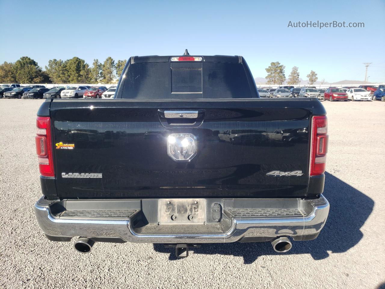 2022 Ram 1500 Laramie Black vin: 1C6SRFJT0NN330359