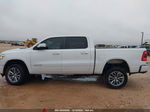 2019 Ram 1500 Laramie  4x4 5'7 Box White vin: 1C6SRFJT1KN605975