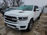 2020 Ram 1500 Laramie White vin: 1C6SRFJT1LN309436