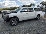 2019 Ram 1500 Laramie White vin: 1C6SRFJT2KN646390