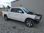 2019 Ram 1500 Laramie White vin: 1C6SRFJT2KN646390