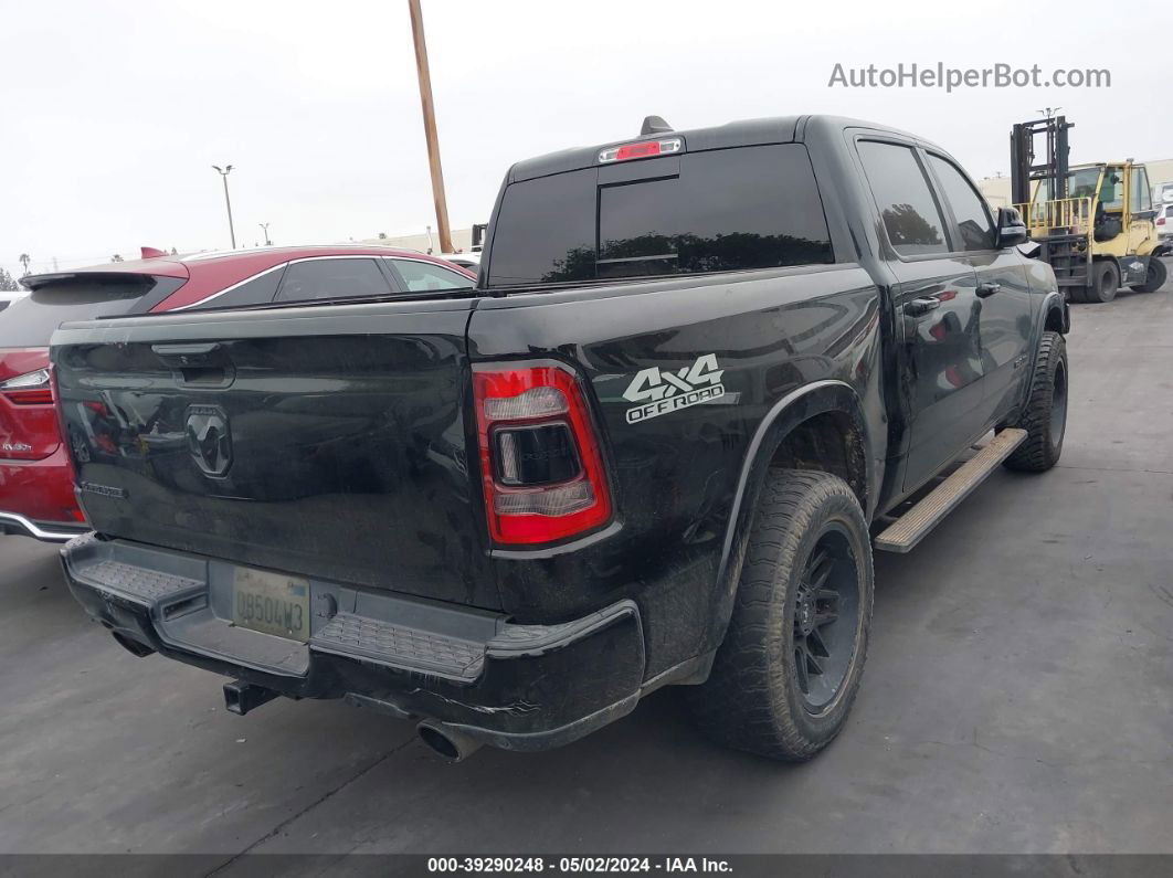 2019 Ram 1500 Laramie Черный vin: 1C6SRFJT2KN699090