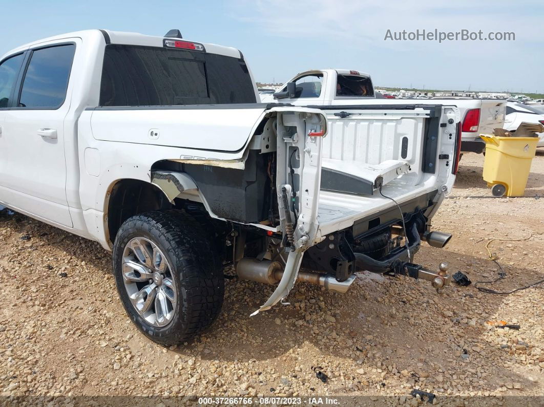 2020 Ram 1500 Laramie White vin: 1C6SRFJT2LN358161