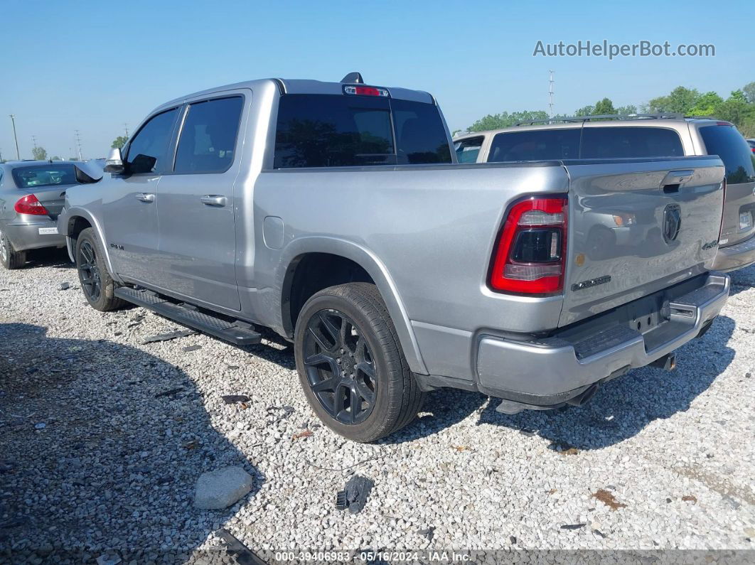 2020 Ram 1500 Laramie  4x4 5'7 Box Silver vin: 1C6SRFJT2LN404846