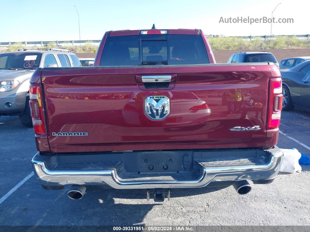 2022 Ram 1500 Laramie  4x4 5'7 Box Red vin: 1C6SRFJT2NN351620