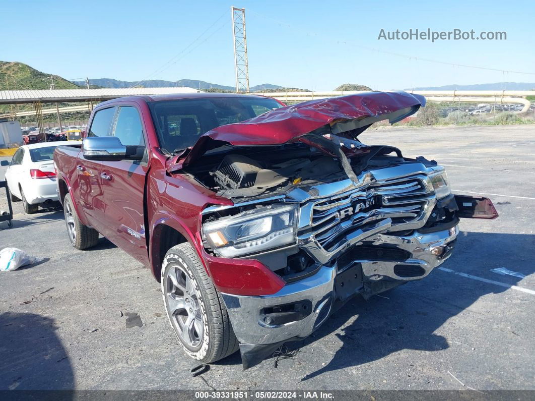 2022 Ram 1500 Laramie  4x4 5'7 Box Red vin: 1C6SRFJT2NN351620