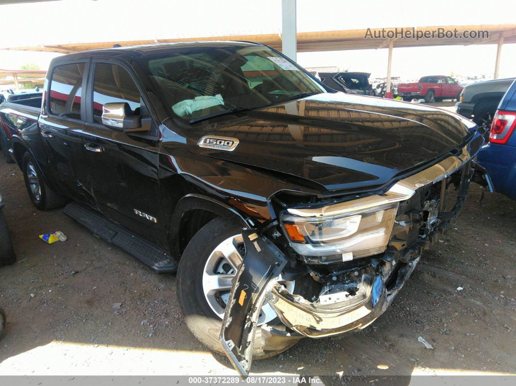 2022 Ram 1500 Laramie Black vin: 1C6SRFJT2NN450423