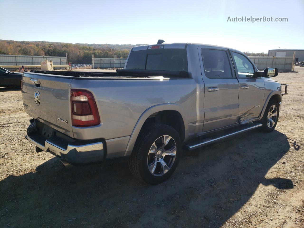 2019 Ram 1500 Laramie Silver vin: 1C6SRFJT3KN649184