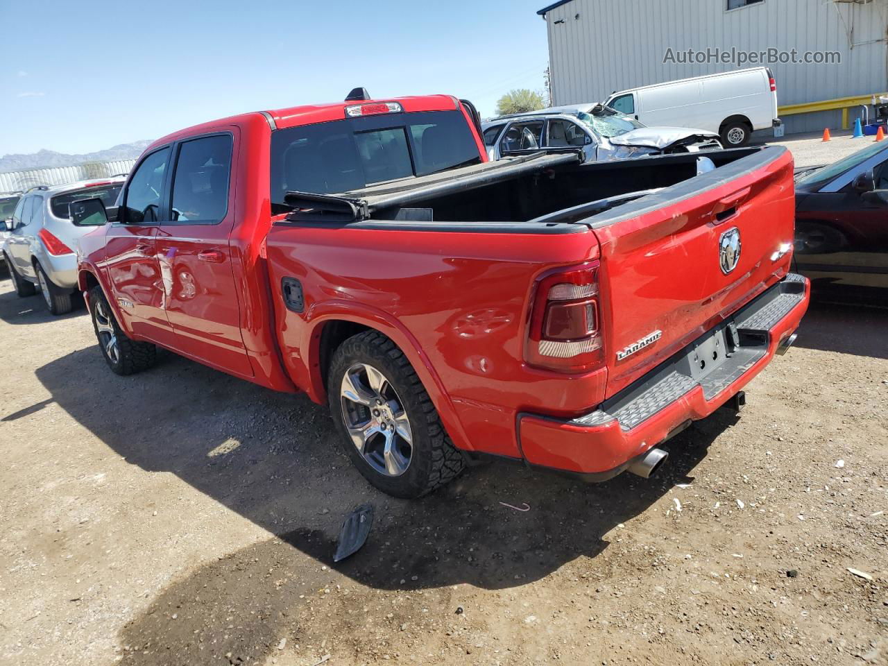 2019 Ram 1500 Laramie Red vin: 1C6SRFJT3KN845321