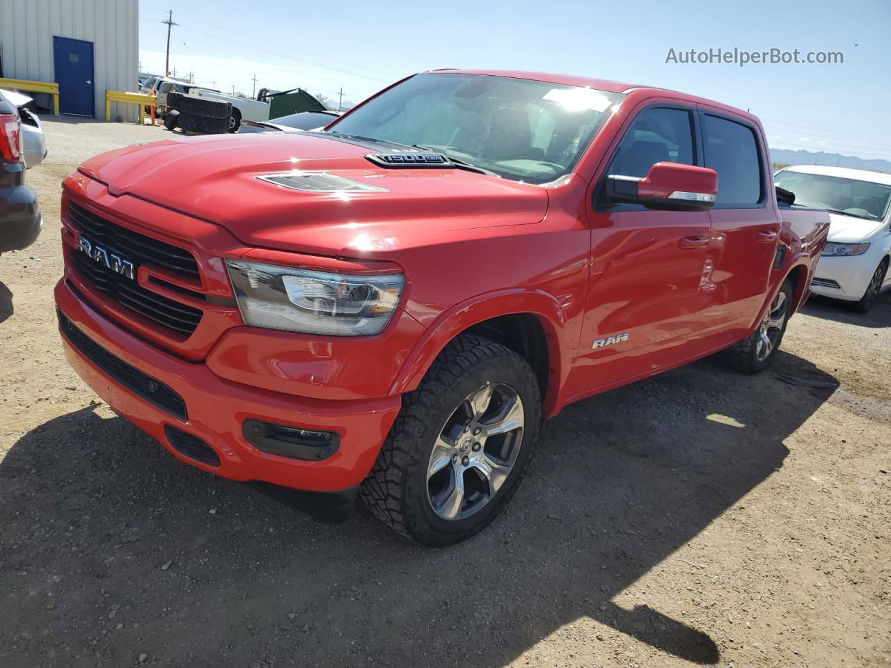 2019 Ram 1500 Laramie Red vin: 1C6SRFJT3KN845321