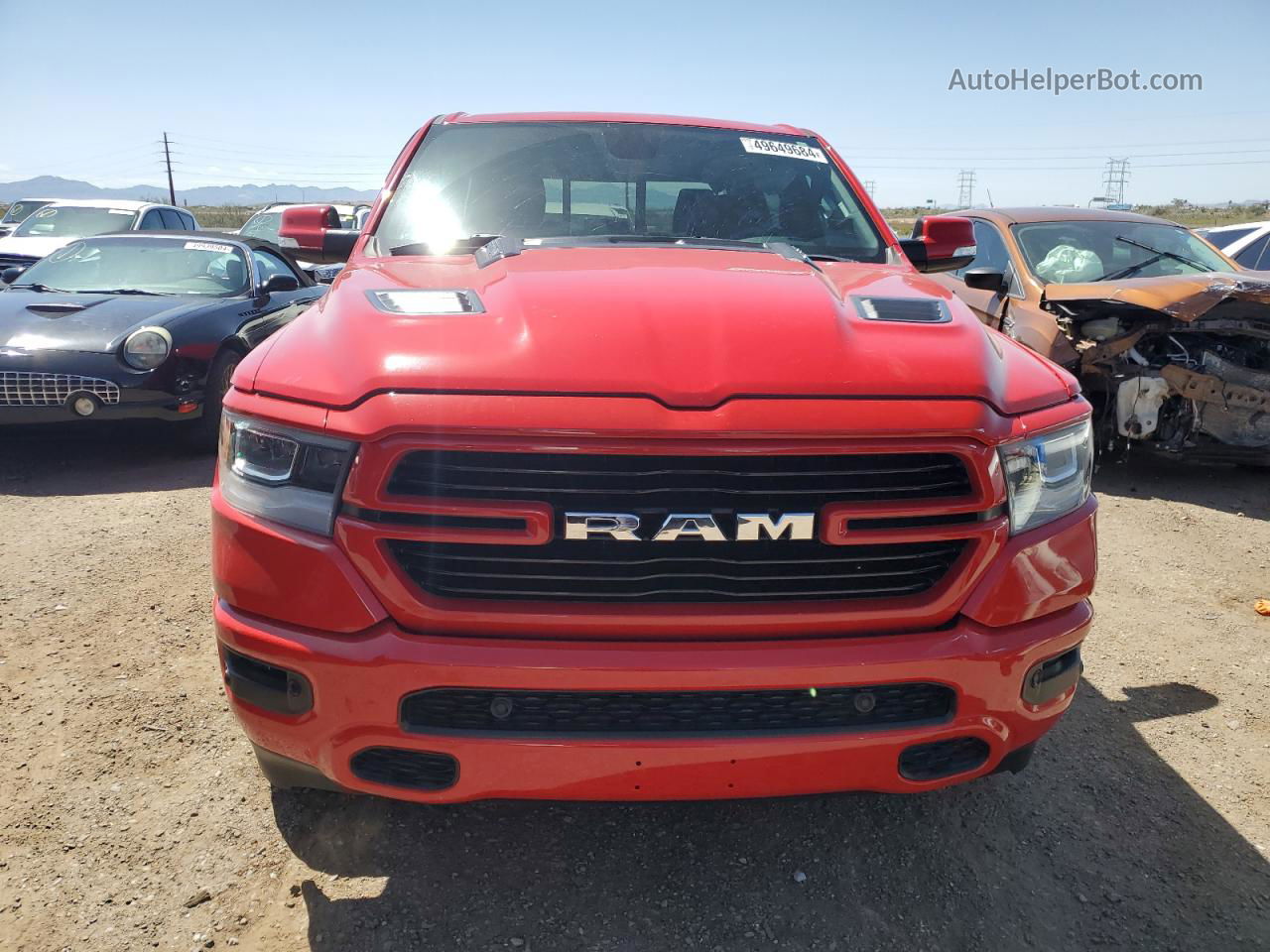 2019 Ram 1500 Laramie Red vin: 1C6SRFJT3KN845321