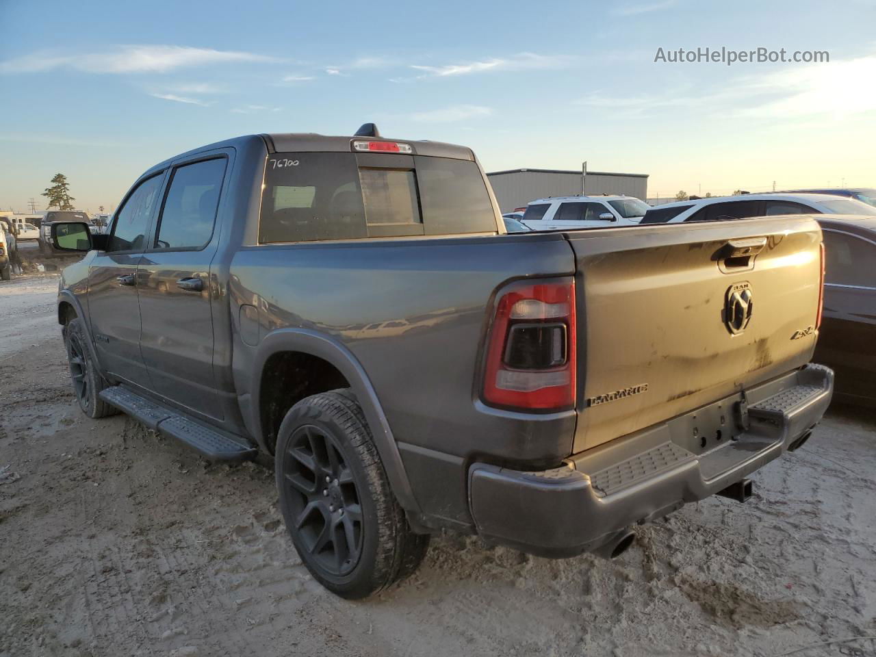 2022 Ram 1500 Laramie Серый vin: 1C6SRFJT3NN457574