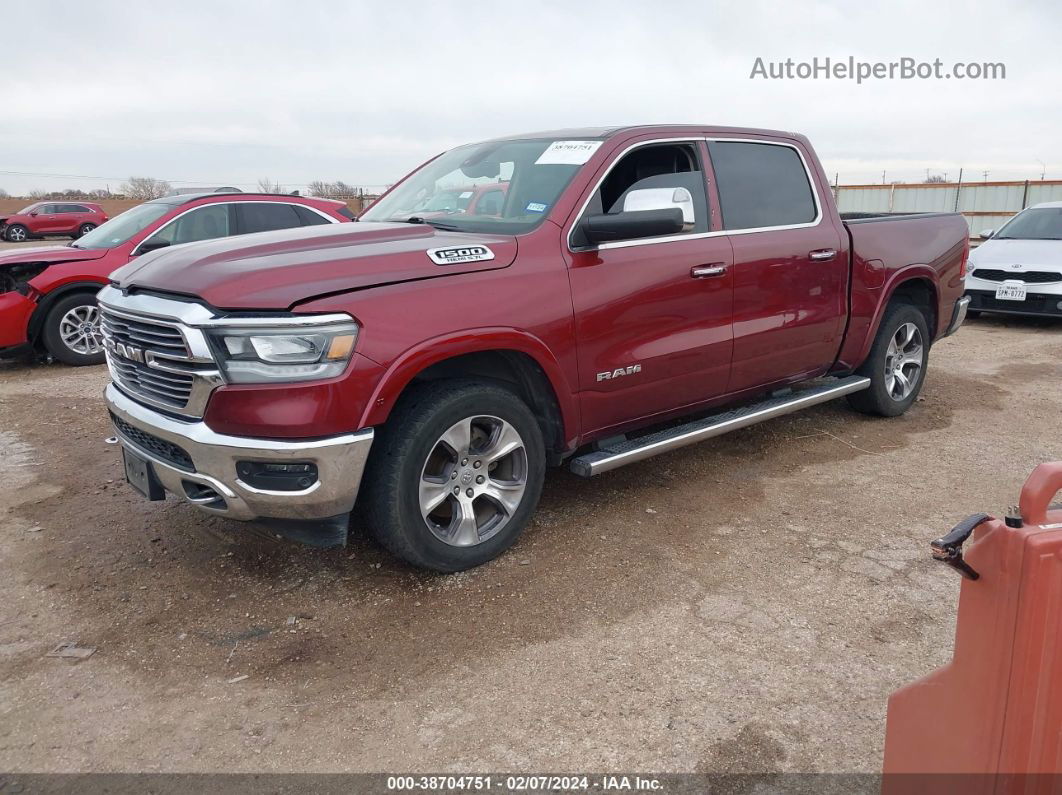 2019 Ram 1500 Laramie  4x4 5'7 Box Red vin: 1C6SRFJT4KN521410