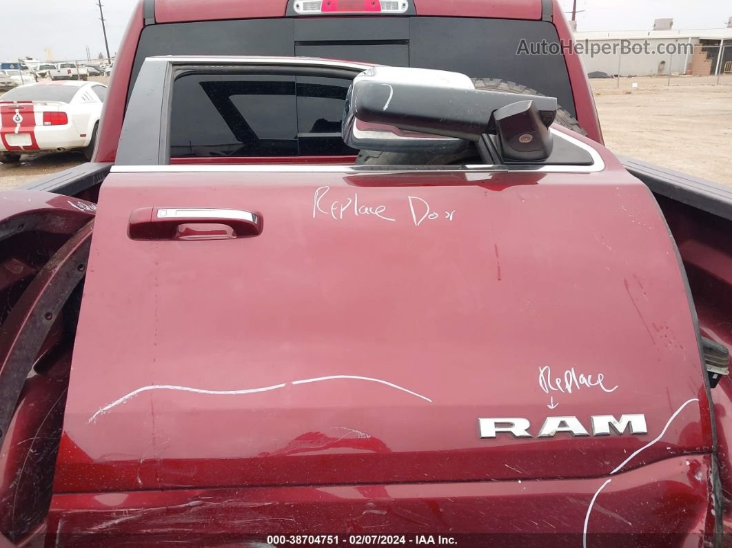 2019 Ram 1500 Laramie  4x4 5'7 Box Red vin: 1C6SRFJT4KN521410