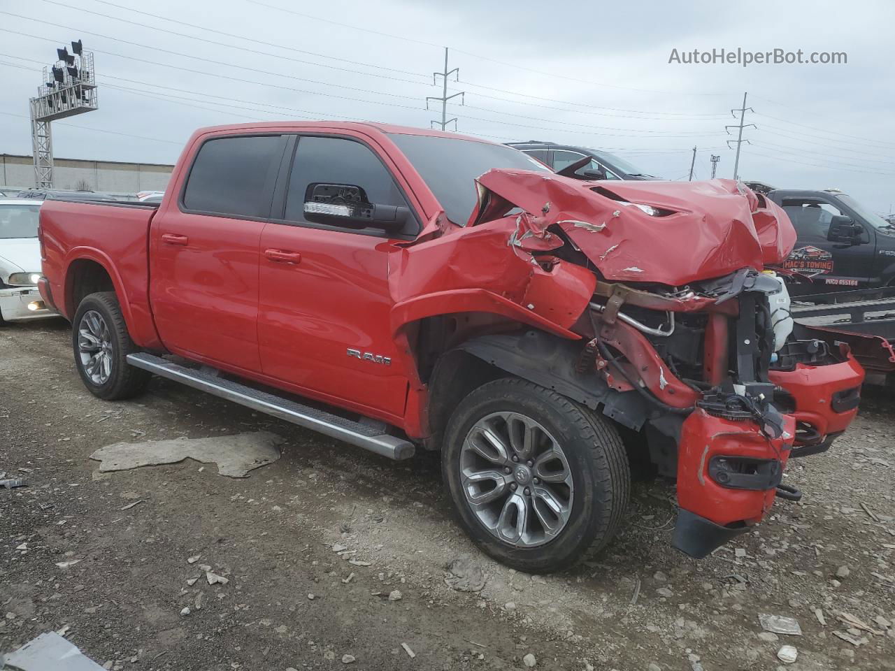 2019 Ram 1500 Laramie Red vin: 1C6SRFJT4KN578951