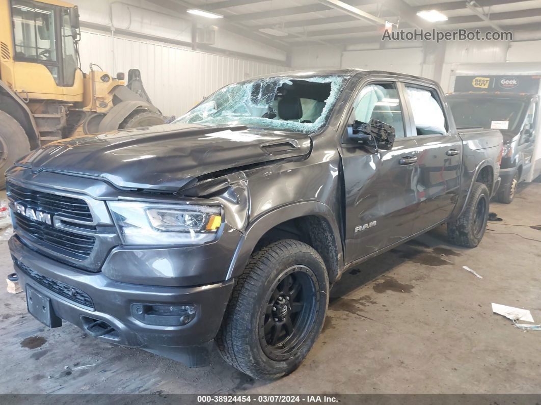 2020 Ram 1500 Laramie  4x4 5'7 Box Black vin: 1C6SRFJT4LN305932