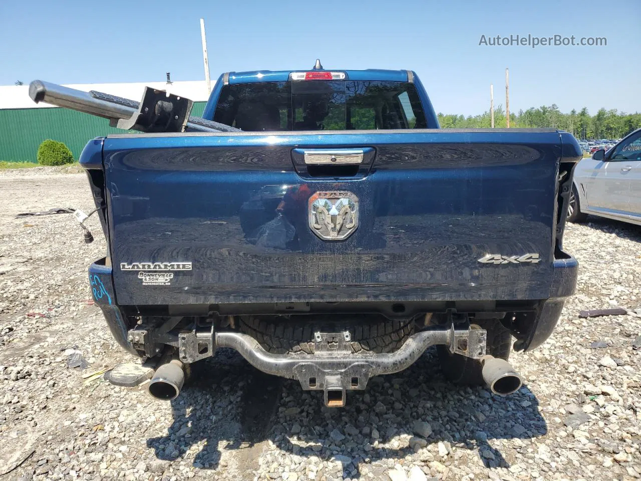 2020 Ram 1500 Laramie Blue vin: 1C6SRFJT4LN385815