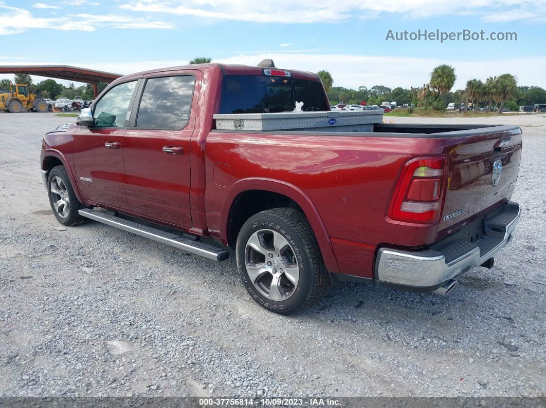 2022 Ram 1500 Laramie Темно-бордовый vin: 1C6SRFJT4NN213223