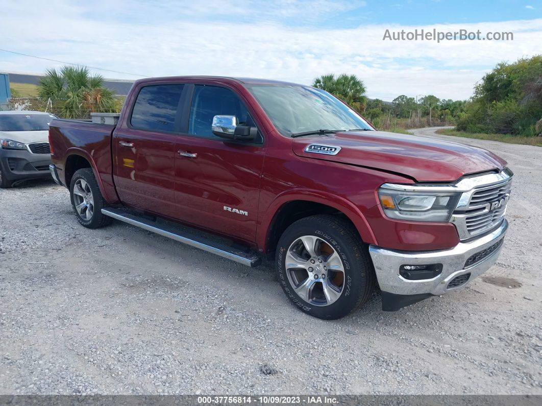 2022 Ram 1500 Laramie Maroon vin: 1C6SRFJT4NN213223