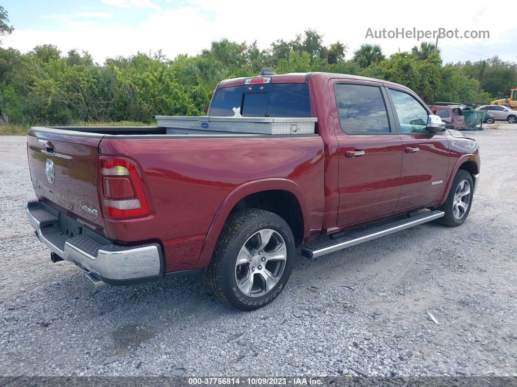 2022 Ram 1500 Laramie Maroon vin: 1C6SRFJT4NN213223