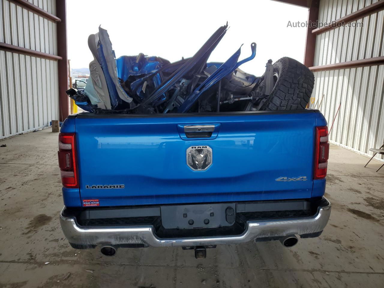 2022 Ram 1500 Laramie Blue vin: 1C6SRFJT4NN392251