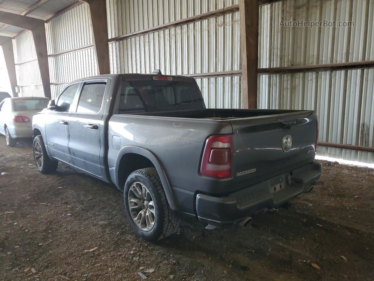 2019 Ram 1500 Laramie Черный vin: 1C6SRFJT5KN924893