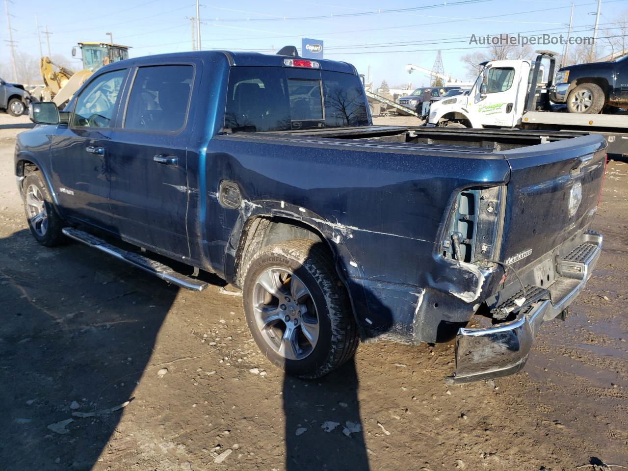 2020 Ram 1500 Laramie Blue vin: 1C6SRFJT5LN224910