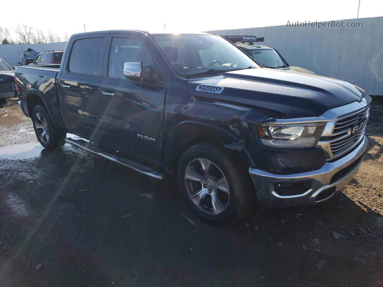 2020 Ram 1500 Laramie Blue vin: 1C6SRFJT5LN224910