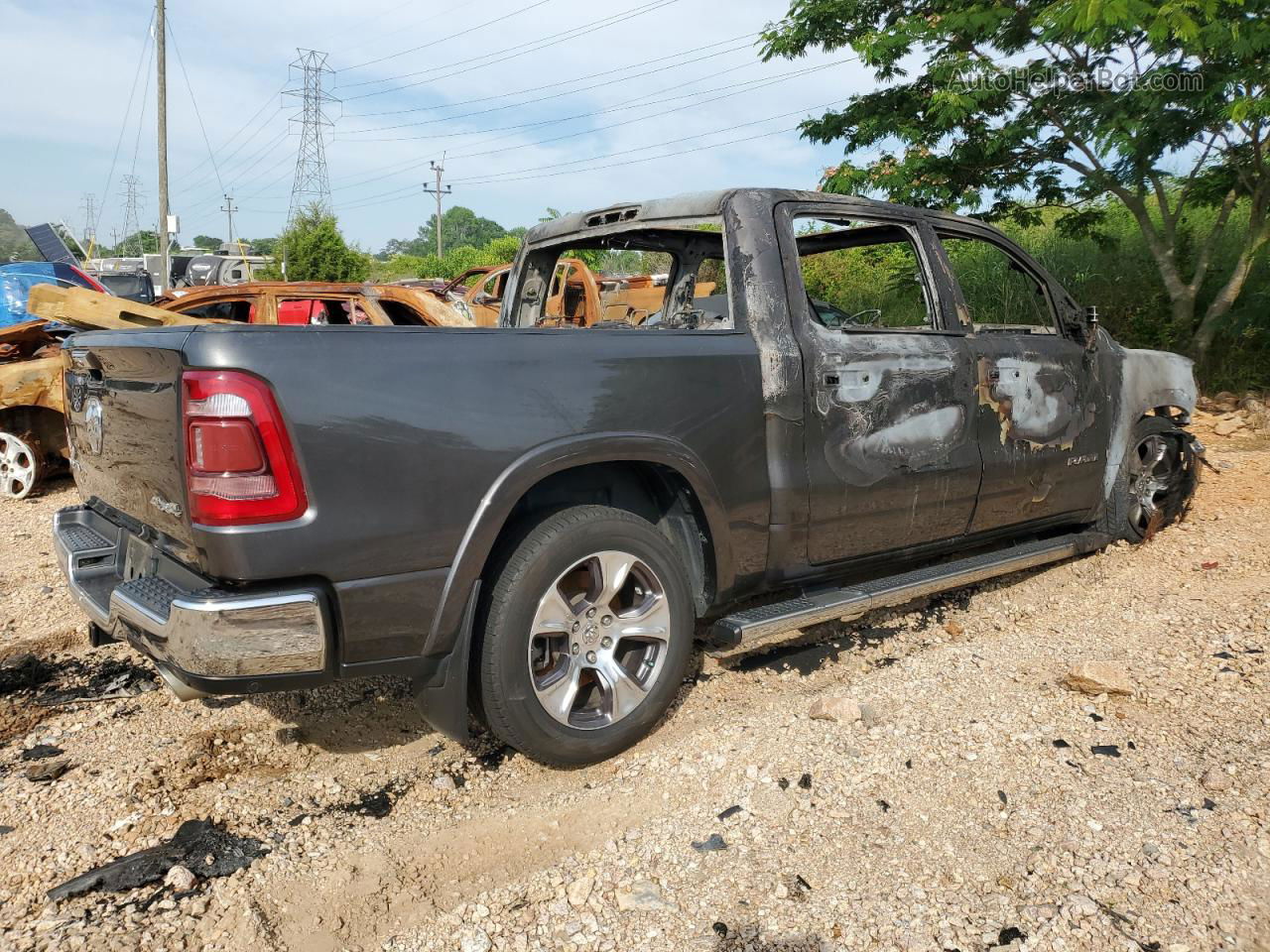 2019 Ram 1500 Laramie Burn vin: 1C6SRFJT7KN549959