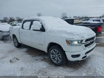 2020 Ram 1500 Laramie  4x4 5'7 Box White vin: 1C6SRFJT7LN219594