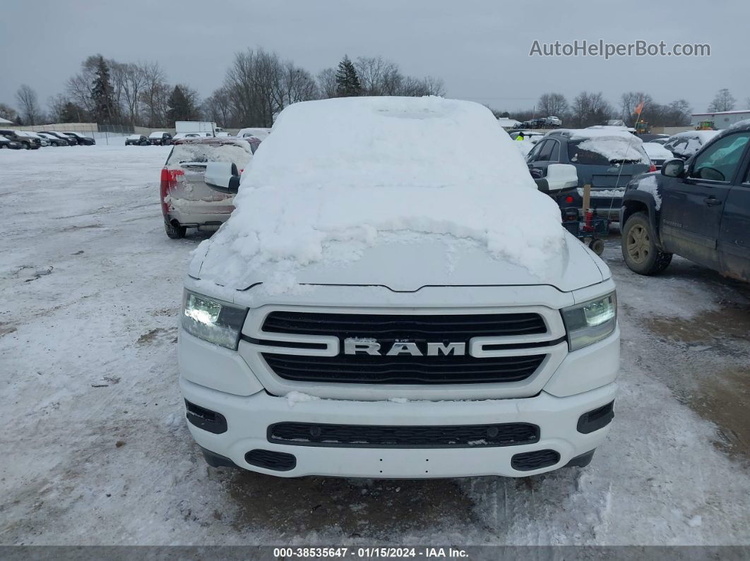 2020 Ram 1500 Laramie  4x4 5'7 Box White vin: 1C6SRFJT7LN219594