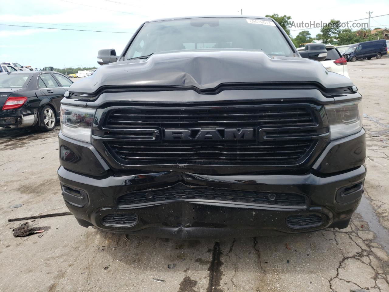 2022 Ram 1500 Laramie Black vin: 1C6SRFJT7NN131423