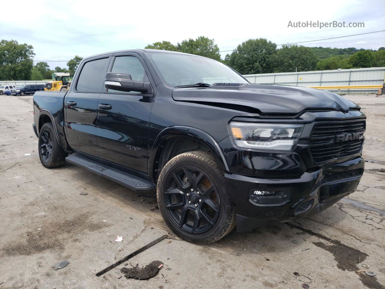 2022 Ram 1500 Laramie Black vin: 1C6SRFJT7NN131423