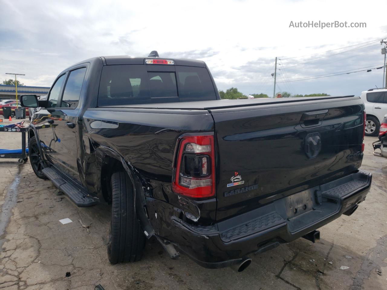 2022 Ram 1500 Laramie Black vin: 1C6SRFJT7NN131423