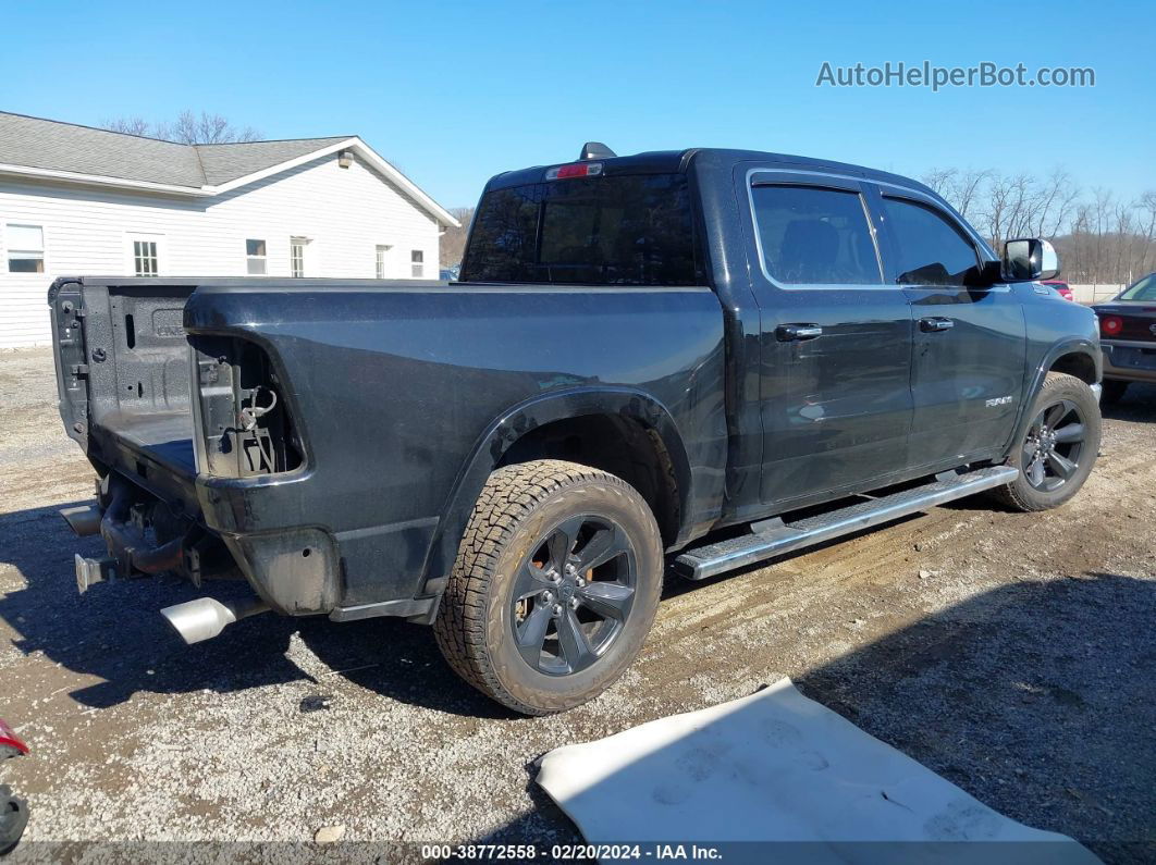 2019 Ram 1500 Laramie  4x4 5'7 Box Черный vin: 1C6SRFJT8KN552868