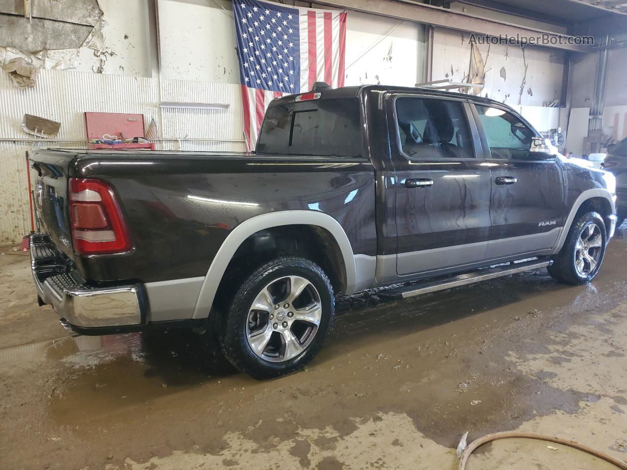 2019 Ram 1500 Laramie Brown vin: 1C6SRFJT9KN664885