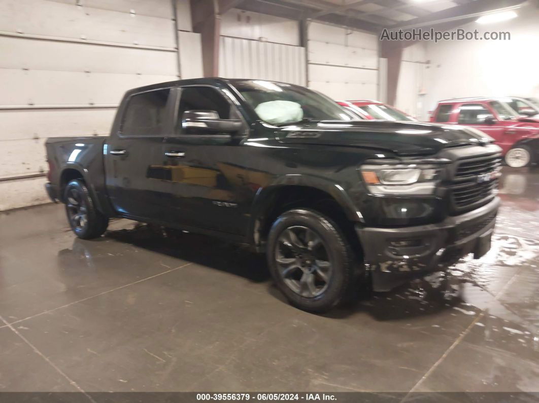 2019 Ram 1500 Laramie  4x4 5'7 Box Black vin: 1C6SRFJT9KN881224