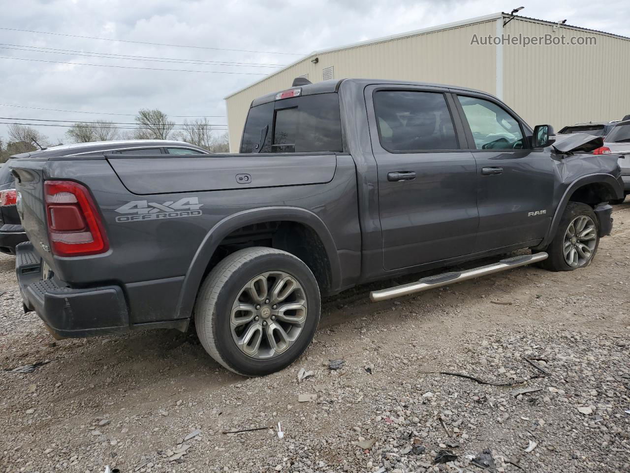 2020 Ram 1500 Laramie Black vin: 1C6SRFJT9LN144560