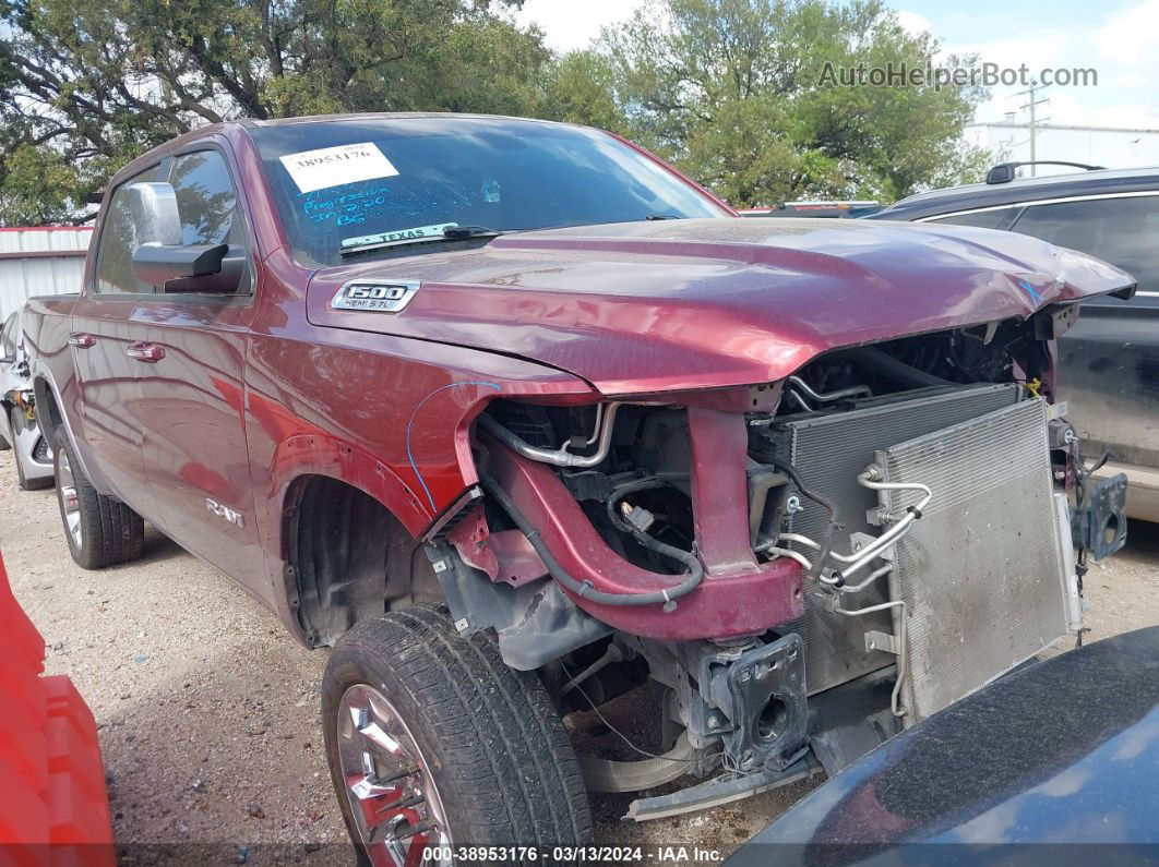 2019 Ram 1500 Laramie  4x4 5'7 Box Red vin: 1C6SRFJTXKN700339