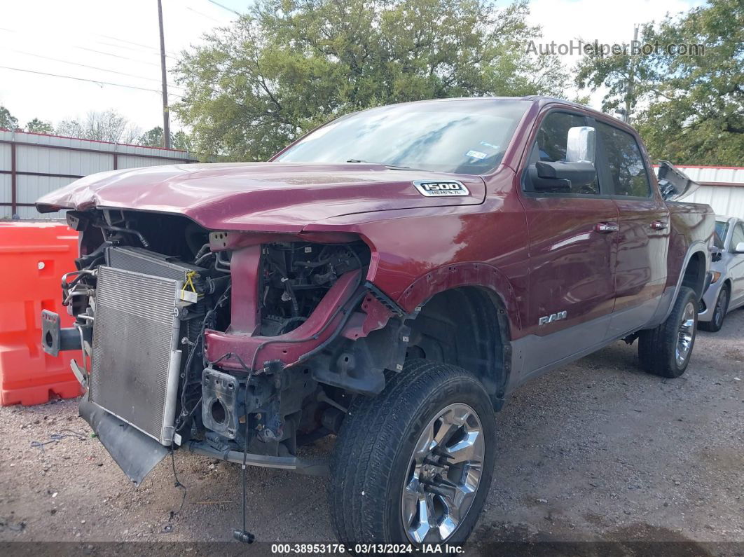 2019 Ram 1500 Laramie  4x4 5'7 Box Red vin: 1C6SRFJTXKN700339