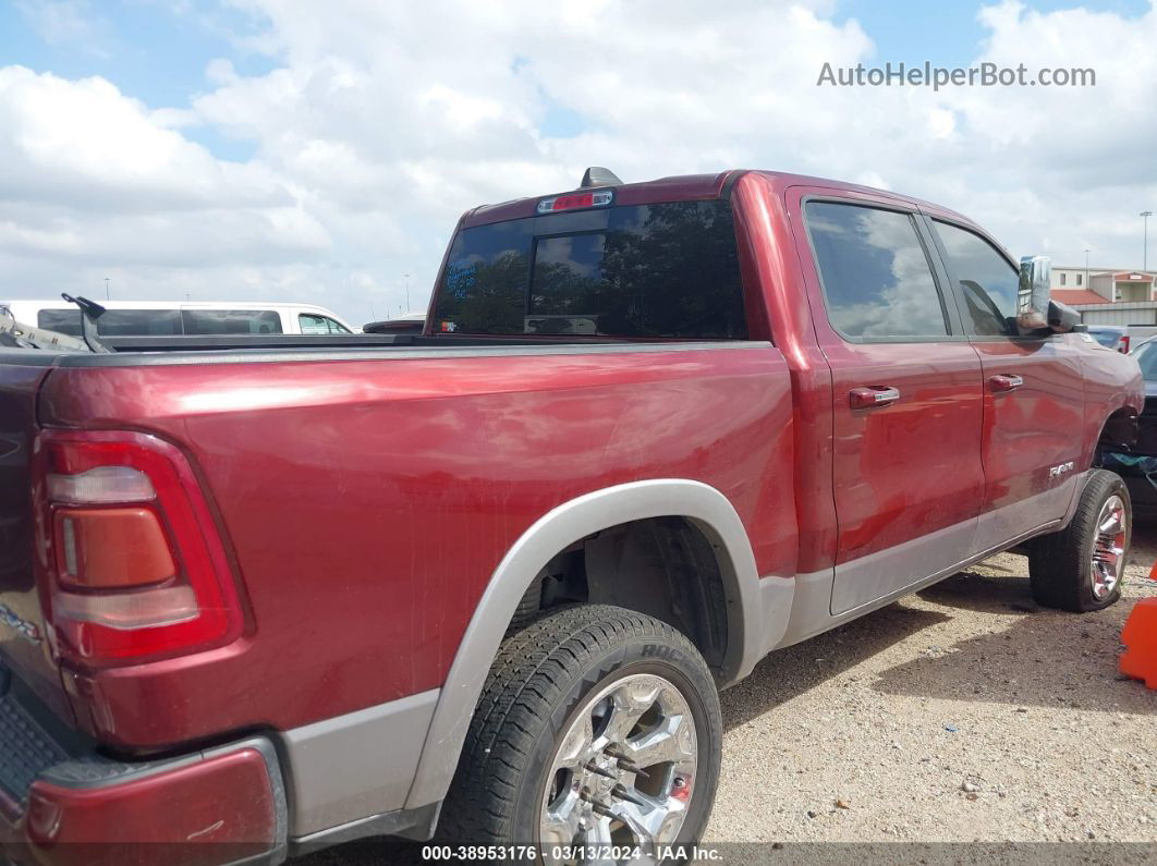 2019 Ram 1500 Laramie  4x4 5'7 Box Red vin: 1C6SRFJTXKN700339