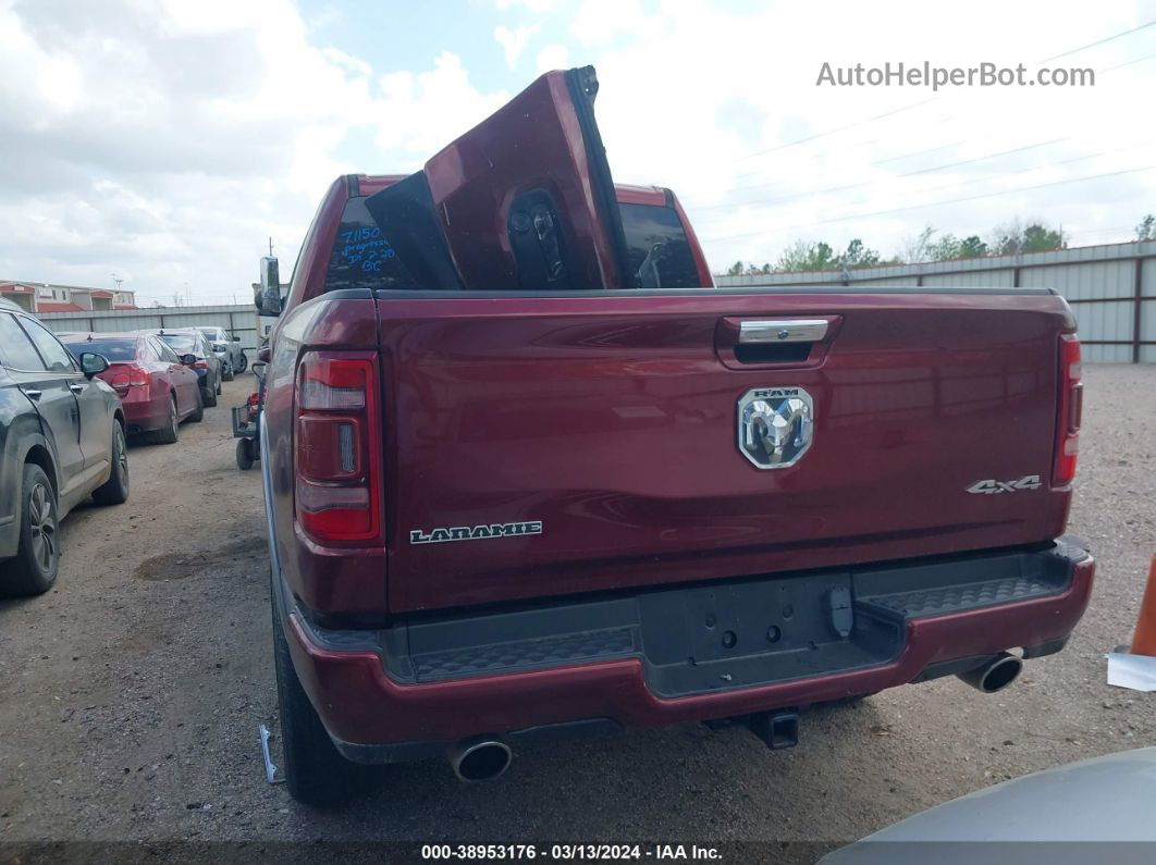 2019 Ram 1500 Laramie  4x4 5'7 Box Red vin: 1C6SRFJTXKN700339