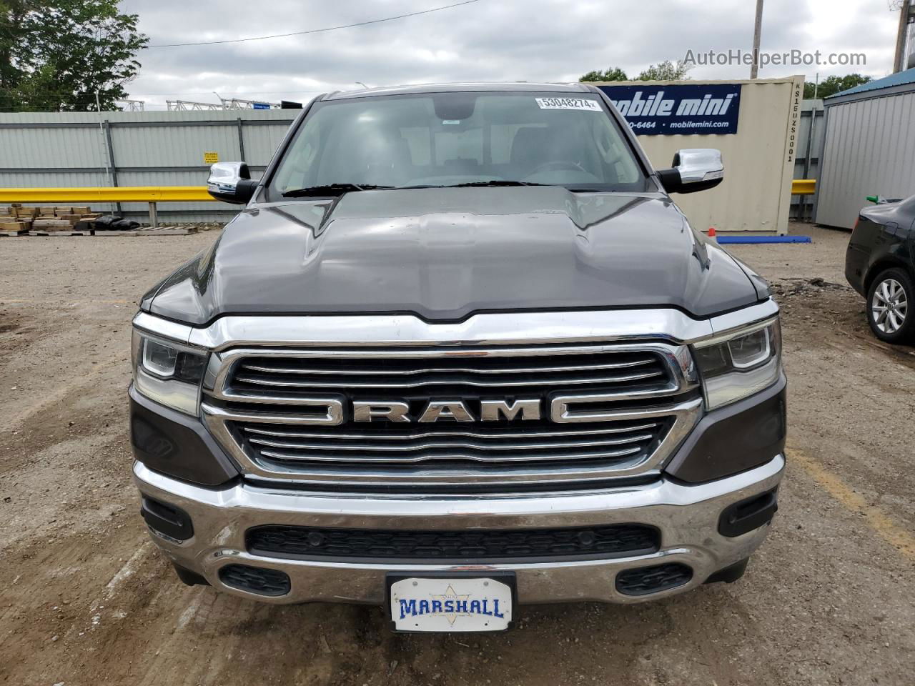 2019 Ram 1500 Laramie Угольный vin: 1C6SRFJTXKN702124