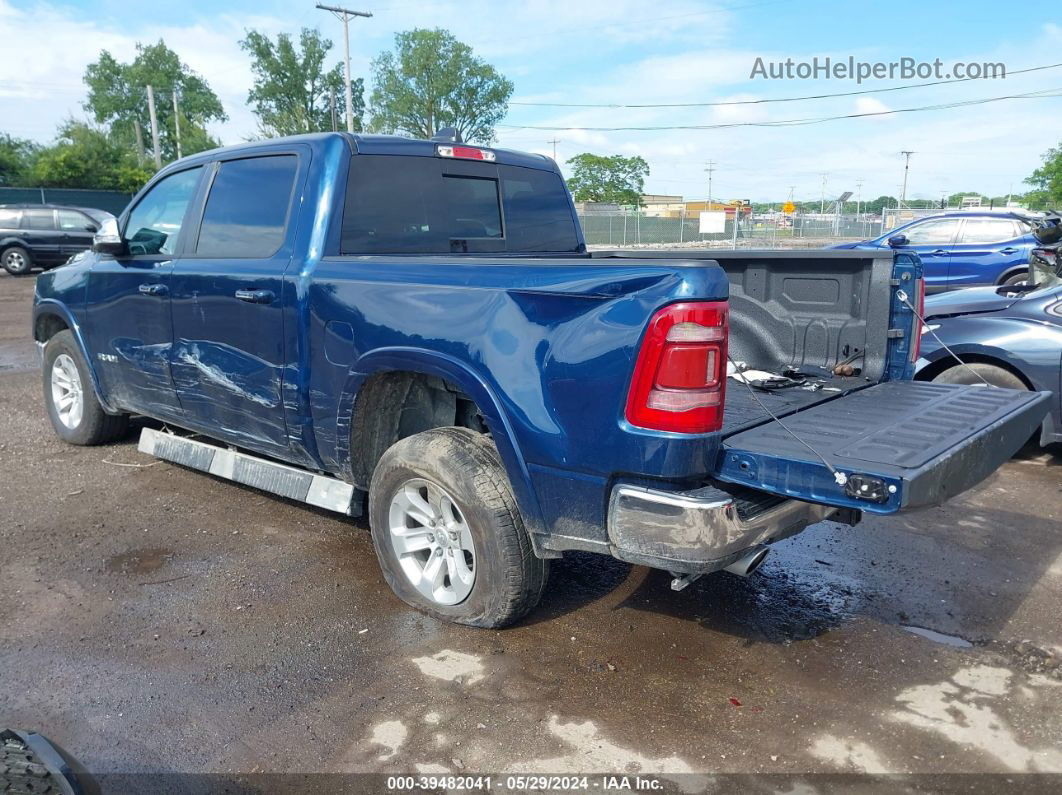 2022 Ram 1500 Laramie  4x4 5'7 Box Blue vin: 1C6SRFJTXNN352269