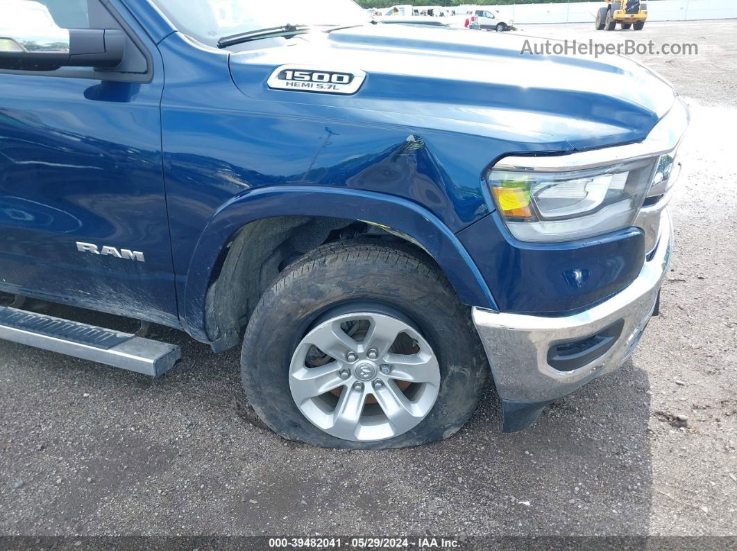 2022 Ram 1500 Laramie  4x4 5'7 Box Blue vin: 1C6SRFJTXNN352269